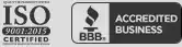 ISO 9001:2015 Certified and Better Business Bureau accredited